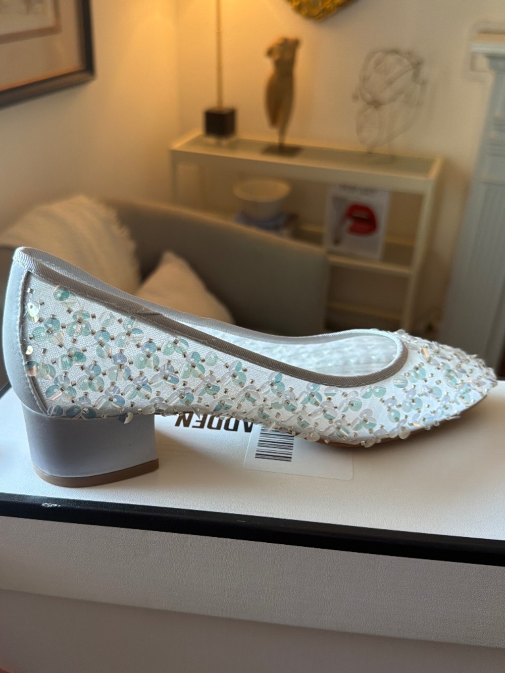 Steve Madden block kitten heels